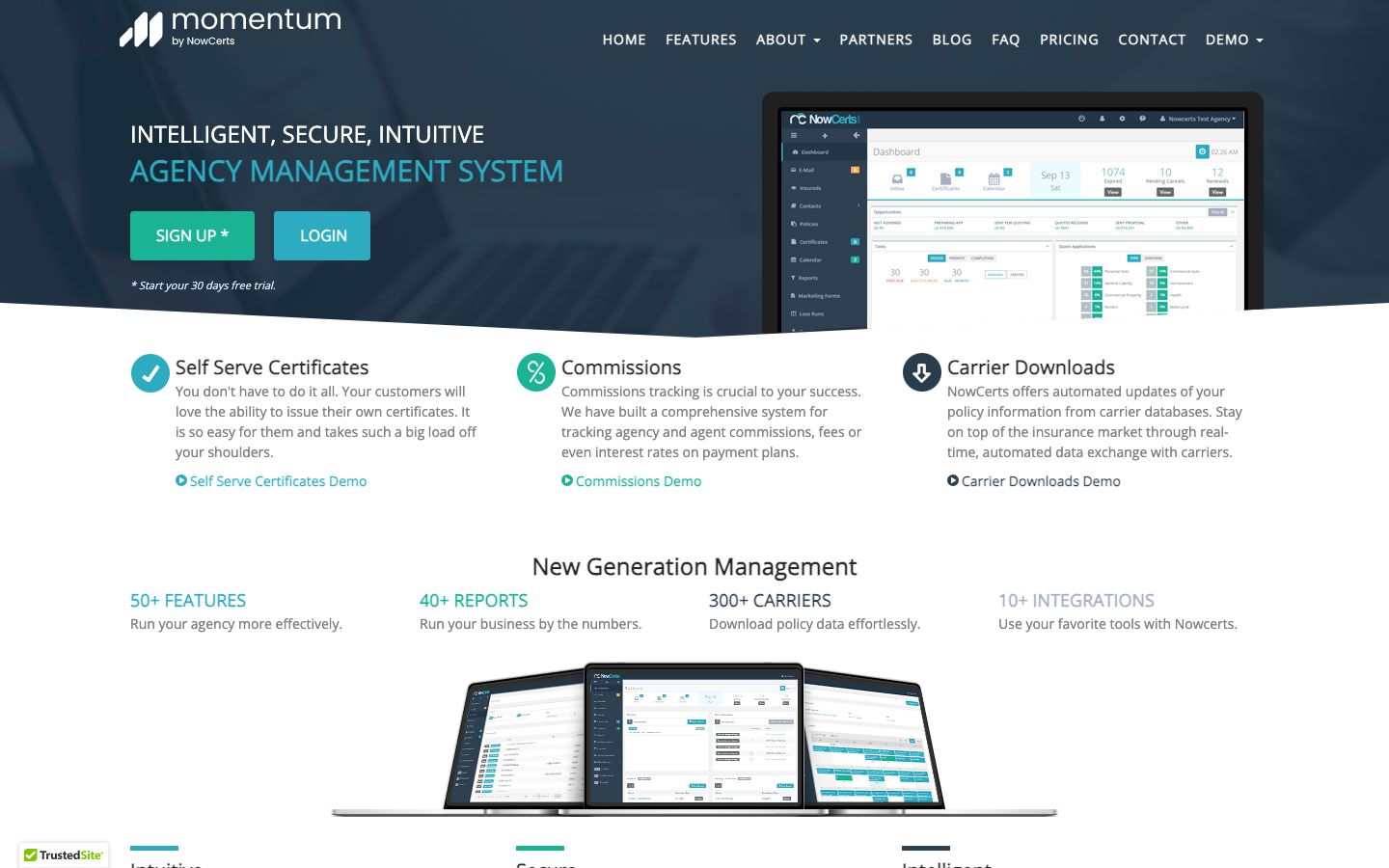 NowCerts screenshot 1